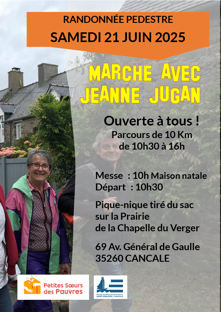 Marche avec Jeanne Jugan le 21juin