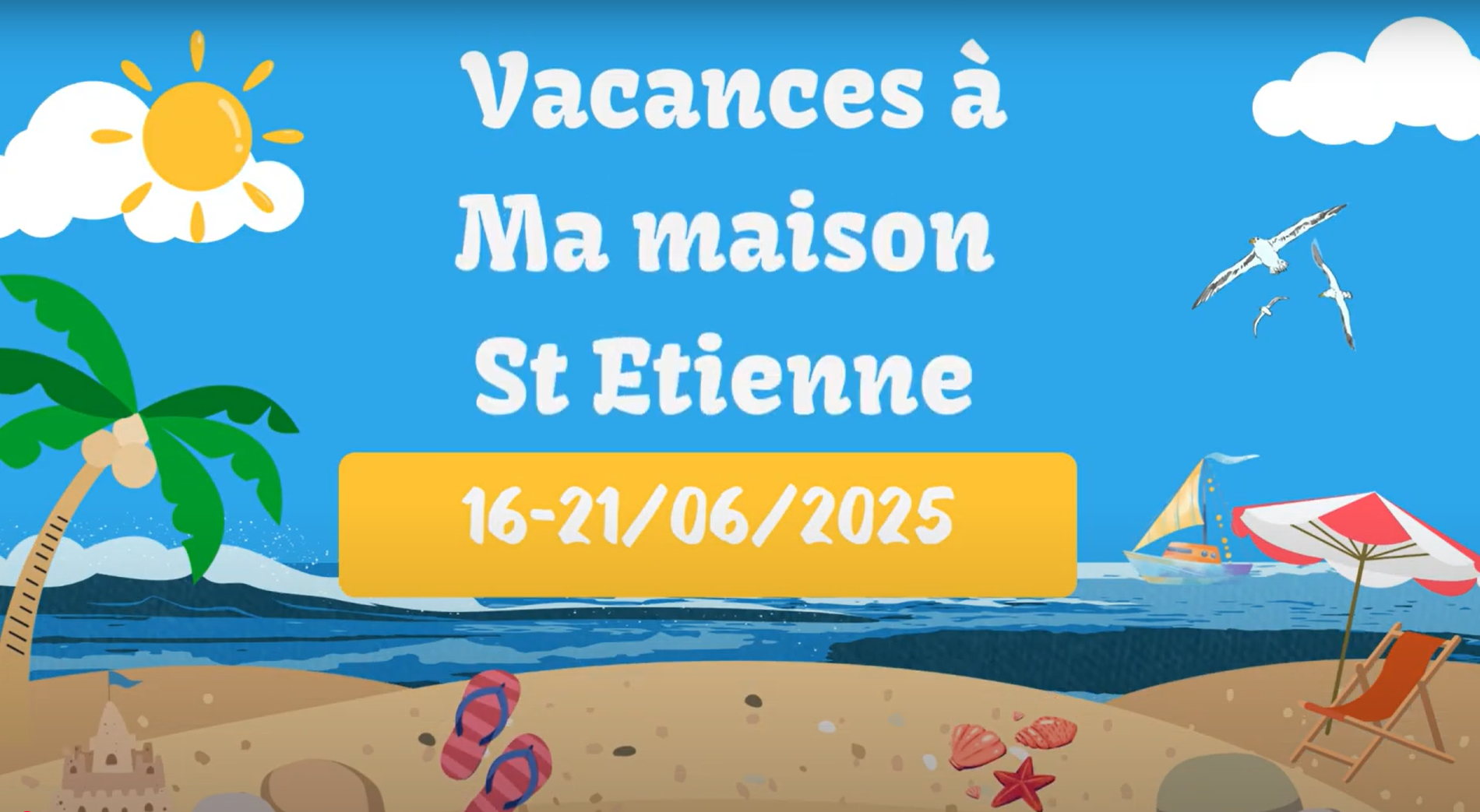 Affiche vacances à Ma Maison