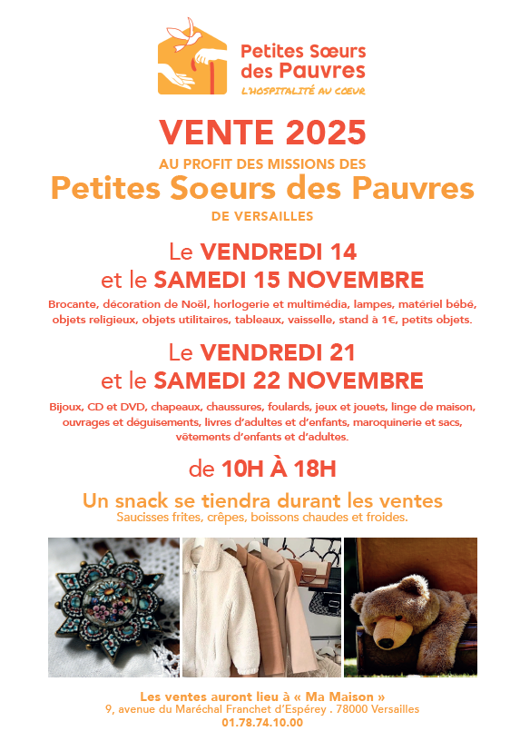 Affiche ventes annuelles Versailles
