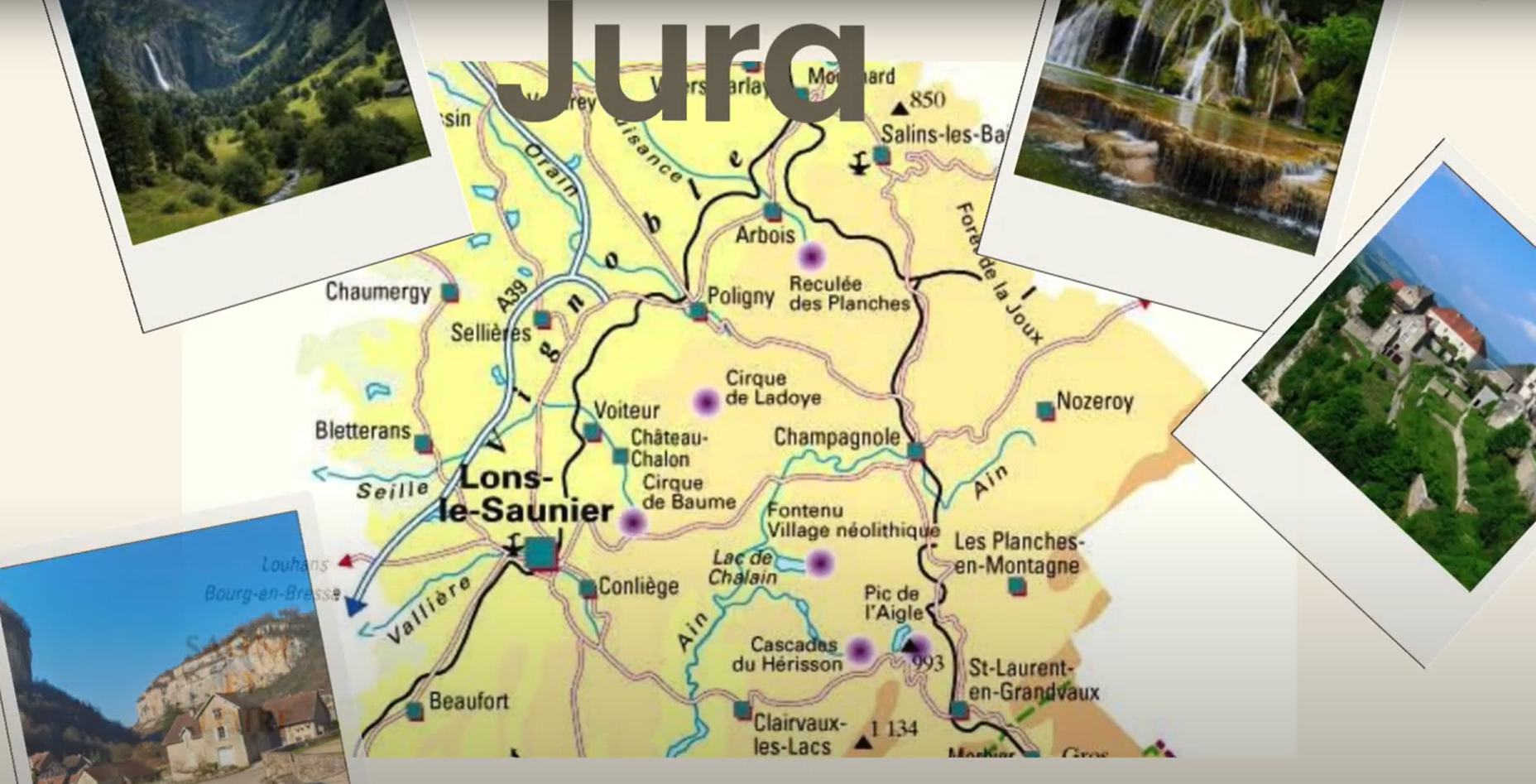 Carte du Jura