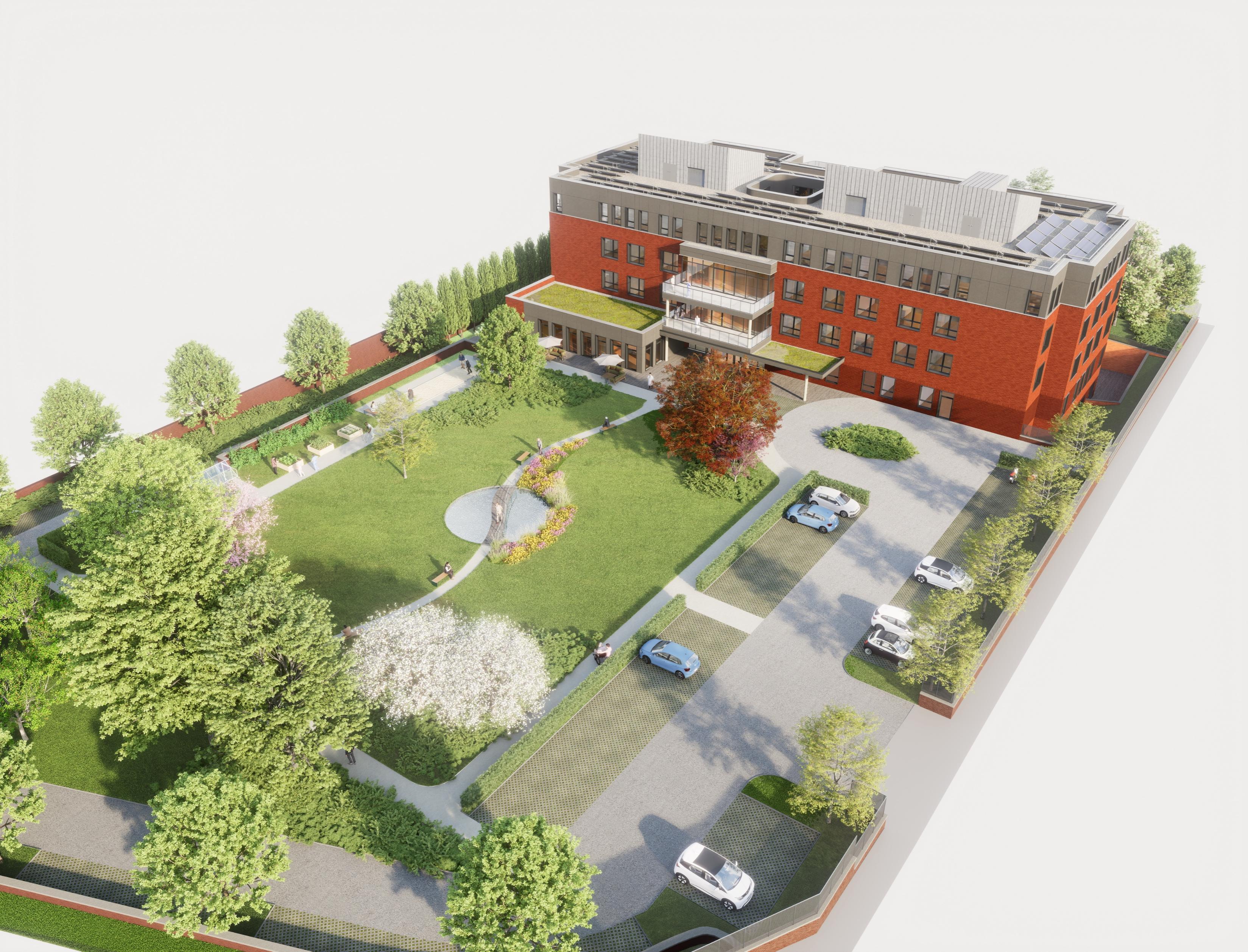 Plan d'une maison en construction