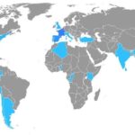 carte de notre présence dans le monde