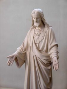 statue du Sacré Coeur de Jésus