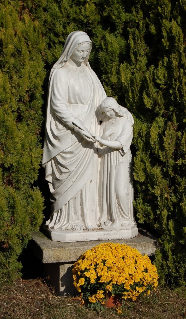 Statue de Ste Anne et la Vierge Marie