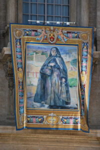 tableau de Jeanne Jugan lors de sa canonisation