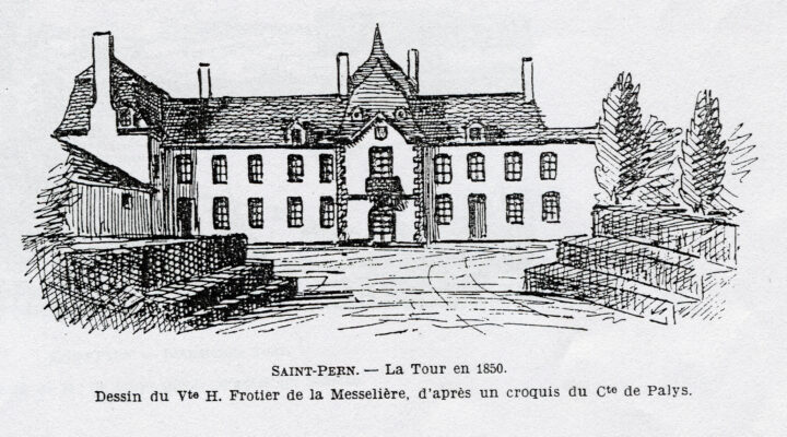 dessin de La Tour St Joseph en 1850