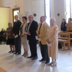 Les 70 ans de mariage de Mr et Mme LEGRAND, Résidents de Ma Maison et les 60 ans de mariage de Mr et Mme LELOUTRE et de Mr et Mme YVON, Bénévoles de Ma Maison.