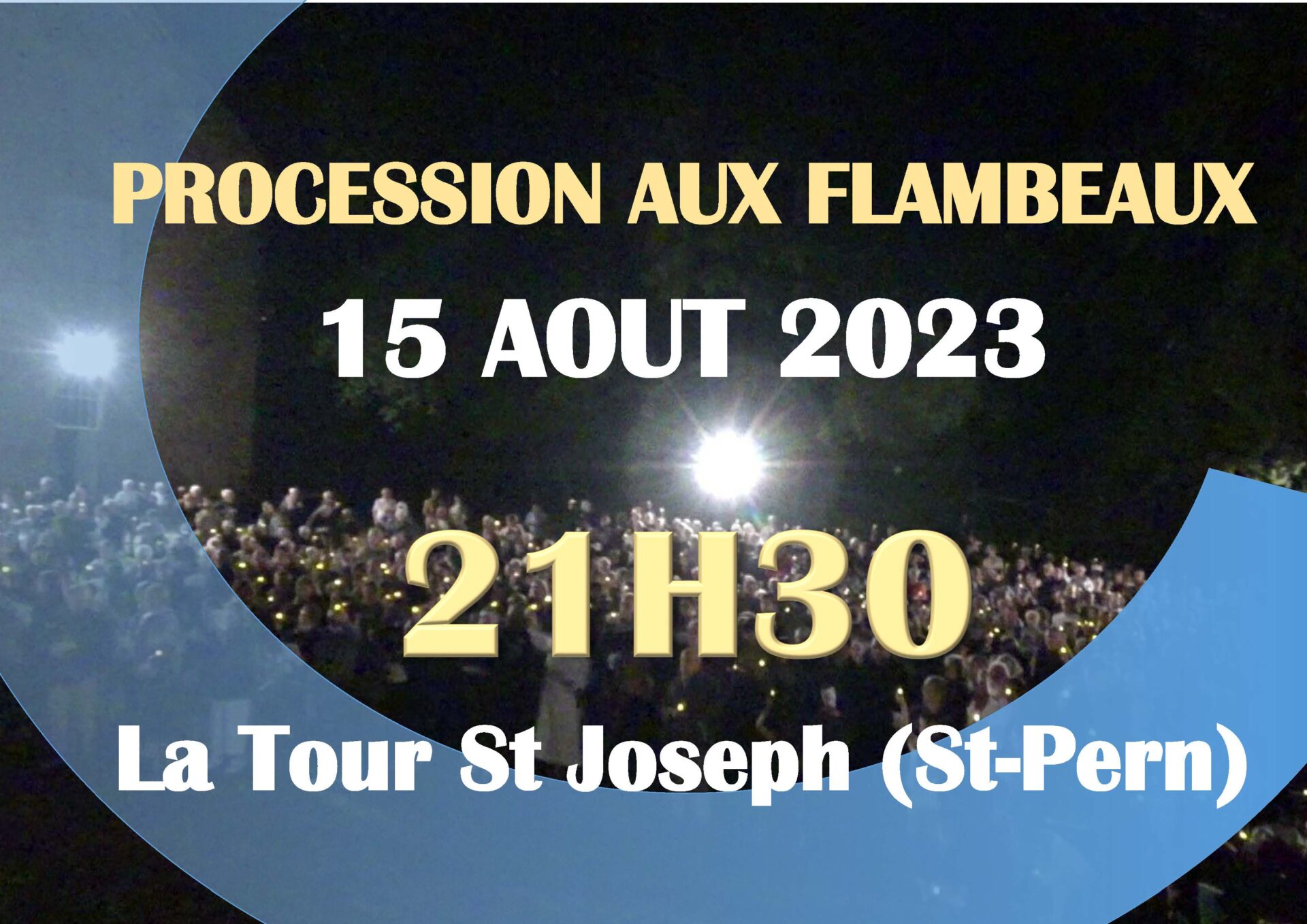 Procession aux flambeaux 2023
