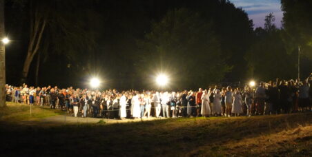Procession pour fête du 15 août